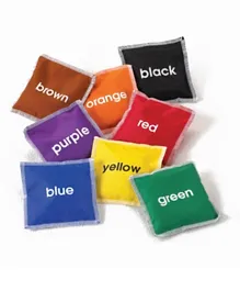 Commotion Distribution Colour Bean Bags Set of 8 - Multicolor