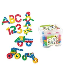 Dede Click Clack Puzzlewith Box Multicolor - 96 Pieces