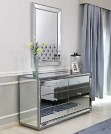 PAN Home Fedex Dressing Table With Mirror