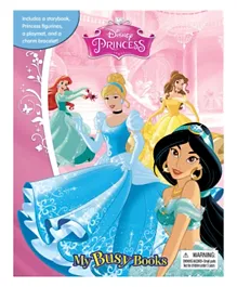 Phidal Disney Princess Themed My Busy Activity Books - English