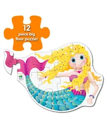 The Learning Journey Mf Big Puzzle Mermaid - 12 Pieces