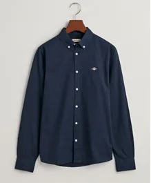 Gant Shield Oxford Shirt - Evening Blue