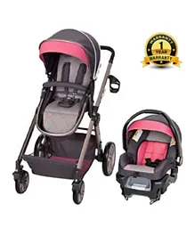 Baby Trend GoLite Snap Gear Sprout Travel System - Stardust Rose