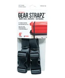 Alliance Black Gear Strapz Adjustable Straps - 2 Pieces