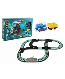 Silver Way Glow in the Night Train Playset - Multicolor