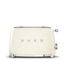Smeg TSF01CRUK 50s Retro Style 2 Slice Toaster - Cream