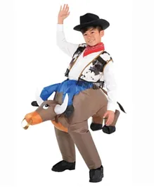 Party Centre Child Bull Inflatable Costume - Multi Color