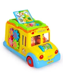 Hola Baby Toys Playful School Bus - Multicolour