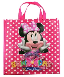 Disney Minnie Mouse Tote Bag Grocery Eco Friendly Bags Reusable Foldable Shopping Bag - Pink