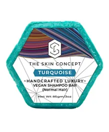 The Skin Concept Handmade Vegan Solid Shampoo Bar - Turquoise
