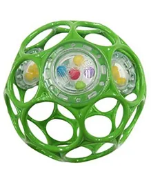 Oball Rattle Easy Grasp Toy Ball - Green