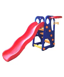 Home Canvas Toddler Medium 2 in 1 Kids Play Climber and Swing Set -Multicolor