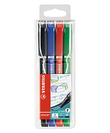 Stabilo Sensor Fineliner - Pack of 4