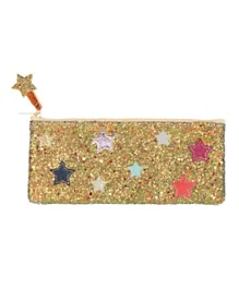 Mimi & Lula Galaxy Glitter Pencil Case - Gold