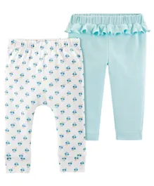 Carter's 2-Pack Babysoft Pants - Blue White