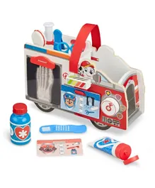Melissa & Doug Paw Patrol Marshall's Wooden Rescue Caddy - 14 Pieces