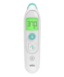 Braun BST 200 Temple Swipe Forehead Thermometer - White