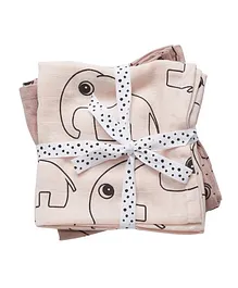 Done by Deer Burp Cloth 2 Pack - Contour Powder