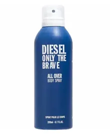 Diesel Only The Brave Body Spray For Men - 200mL