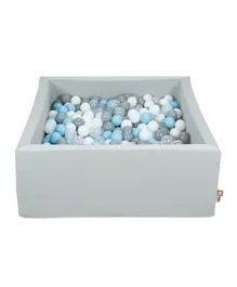 Ezzro Square Ball Pit With 300 Balls - Grey