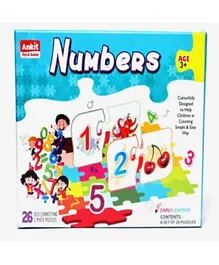 Ankit Toys Numbers Capital Puzzle Set - 26 Pieces