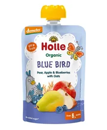 Holle Blue Bird Pear, Apple & Blueberries With Oats - 100g