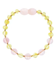 Made by Nature Premium Amber Baby Teething Bracelet - Lemon Rose