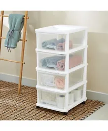 HomeBox Kevin 4 Layer Drawer Set with wheels