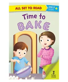 Om Kidz All Set To Read Time To Bake Paperback - 32 pages
