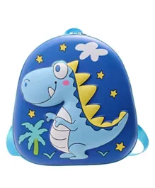 Brain Giggles Cute Dinosaur Small School Bag Blue - 11 Inch