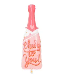 PartyDeco Cheers To You Bottle Shaped Foil Balloon