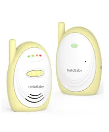 Hello Baby Digital Wireless Audio Baby Monitor With 1000ft of Range - 2 Pieces