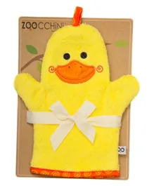 Zoocchini Yellow Baby Bath Mitt - Puddles the Duck
