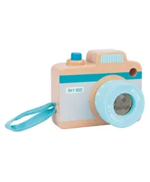 Lelin Wooden My First Camera - Blue
