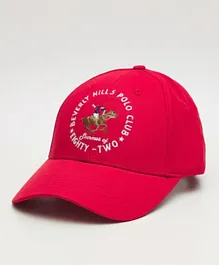 Beverly Hills Polo Club Embroidered Caps - Red
