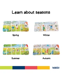 Beleduc 5 in 1 Layer Puzzle 4 Seasons - 37 Pieces