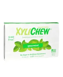 Xylichew Spearmint Chewing Gum - Pack of 12