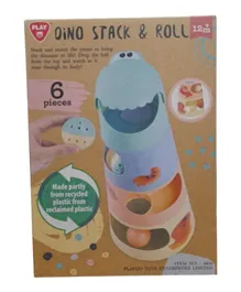 Playgo Dino Stack & Roll - 6 Pieces
