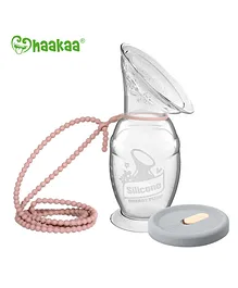 Haakaa Manual Silicone Breast Pump with Cap - Blush
