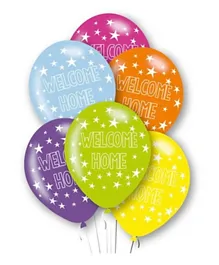 Party Camel Welcome Home Latex Balloons - Multicolor