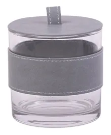 A'ish Home Glass Storage Jar - Grey
