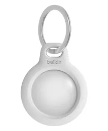 Belkin Airtag Secure Holder With Keyring -White