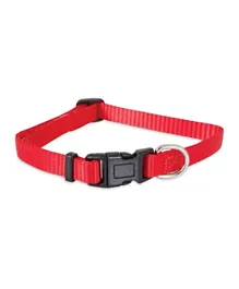 Petmate Standard Nylon Adjustable Dog Collar - Red