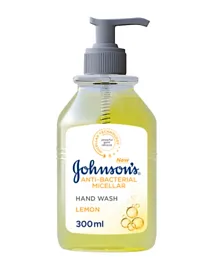 Johnson & Johnson Anti Bacterial Micellar Lemon Hand Wash - 300ml