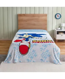 HomeBox Sonic the Hedgehog Flannel Blanket