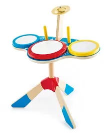 Hape Wooden Drum And Cymbal Set