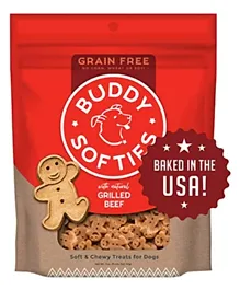 Buddy Biscuits Grain Free Chewy Treats with Grilled Beef - 5 Oz