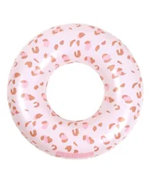 Swim Essentials Swim Ring - Old Pink Leopard