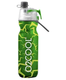 O2Cool Marble Green Classic Elite Insulated Arctic squeeze Mist 'N Sip Water Bottle - 590ml