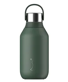 Chilly's Series 2 Stainless Steel Drinking Bottle Pine Green - 350mL